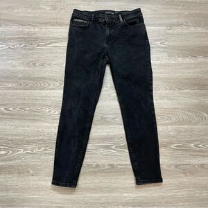 LCW Jeans CLASSIC Skinny Fit Straight Black Jeans with Rhinestone details